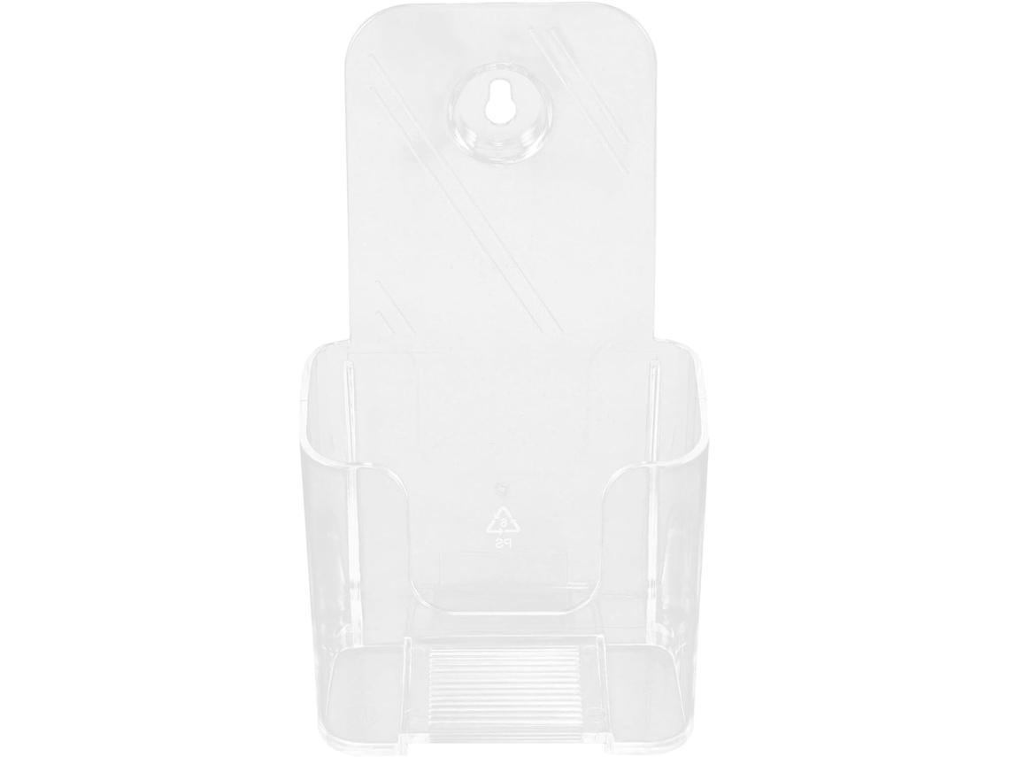 Portadocumentos A6 de acrílico transparente, de una sola pieza, para montaje en pared o sobremesa - Simple Gokoco Holder
