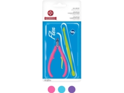 Set de Cuidado de Uñas MUNDIAL Alicate para Cutículas y Espátula Doble 168-FL