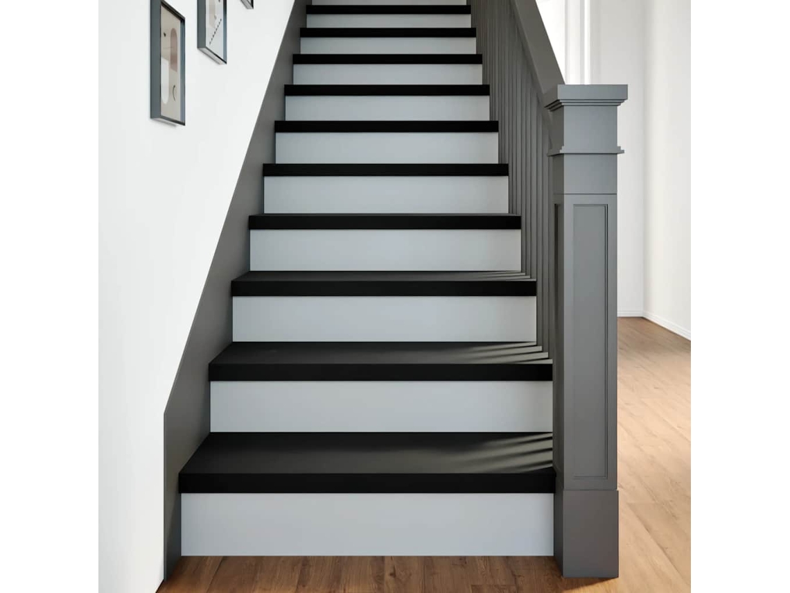 Peldaños De Escalera 8 Piezas 70x25x2 Cm Roble Marrón Oscuro