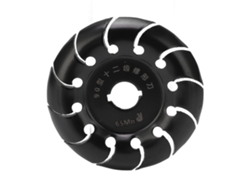 Disco de amoladora angular de 90 mm con 12 dientes para carpintería.