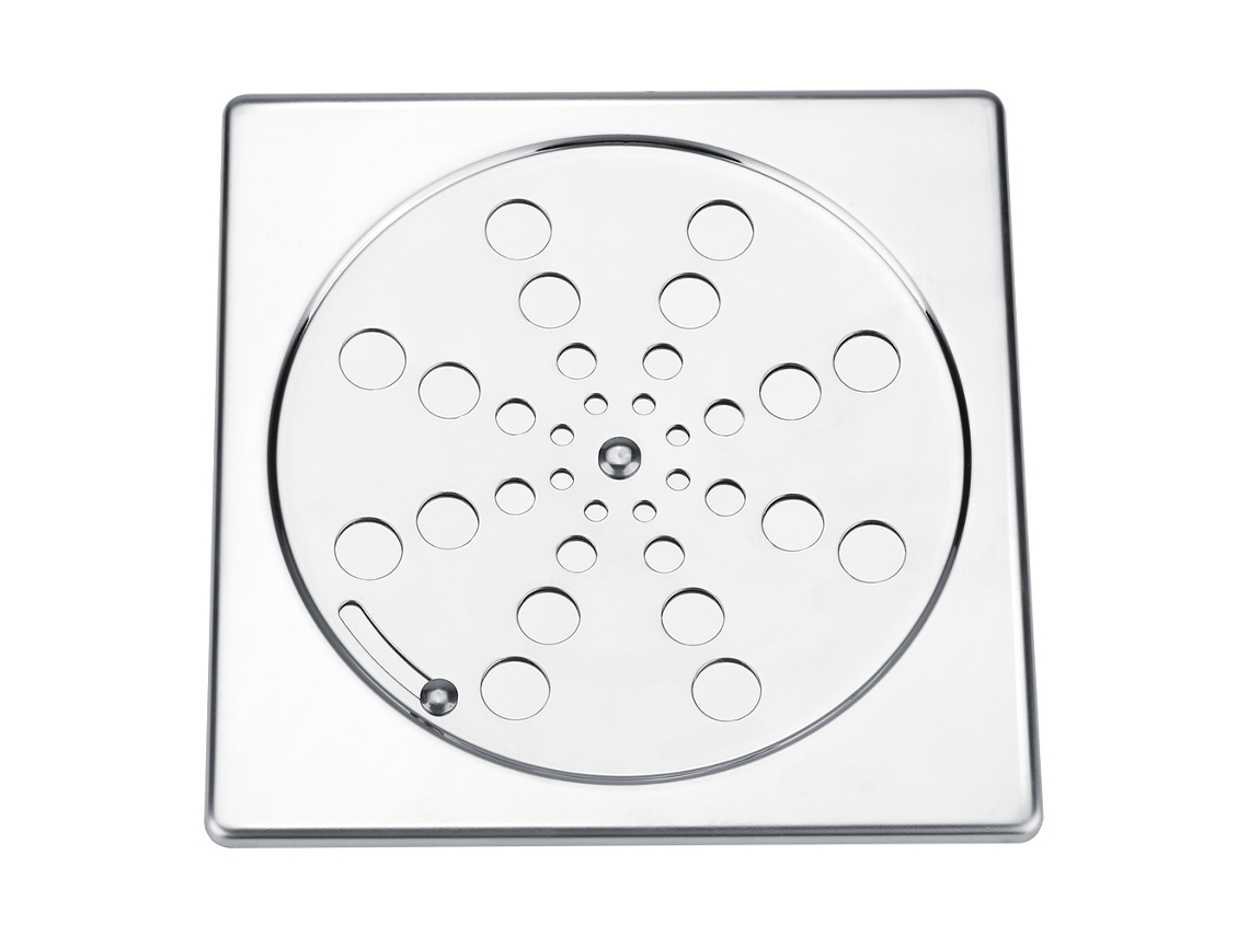 JILLIOPER Desagüe de Suelo Giratorio en Acero Inoxidable 304 para Baño, Ducha, Balcón o Hogar