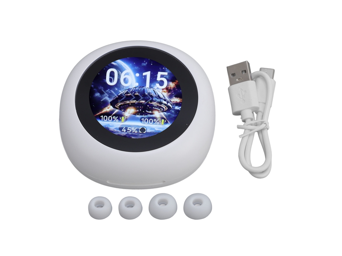 Fones De Ouvido Tradutor Bluetooth 5.4 144 Idiomas Tradução Online Com App Suporte Chamadas Android Branco