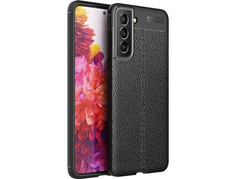 Funda Samsung S21 FE Rugged Leather (Negro)