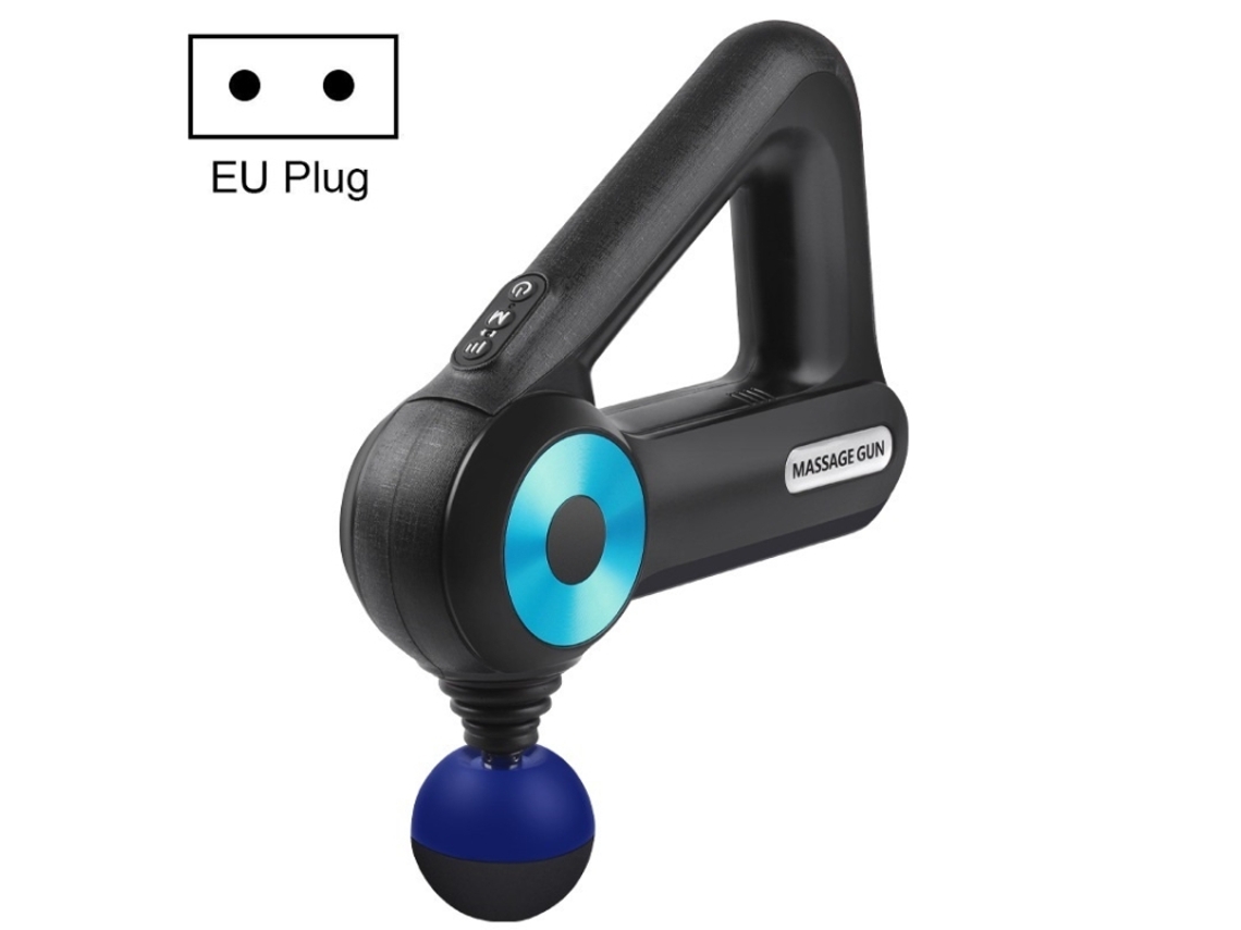 Relajante Muscular Fascial Triangular (azul), Masajeador Eléctrico De Fitness Para El Hogar. Especificaciones: Estándar Europeo.