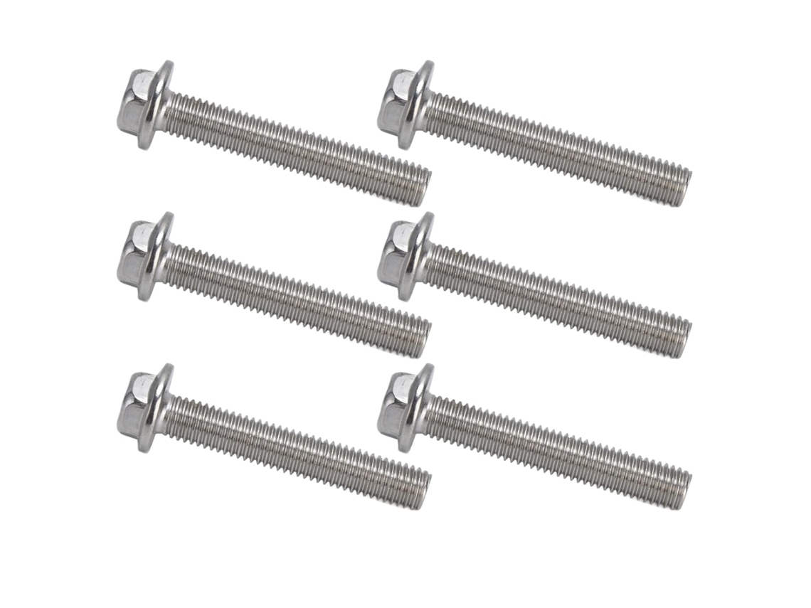 20 Tornillos M10x1.5 De Acero Inoxidable A2-70 (m10*60)