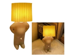 Lámpara De Oficina Creativa Niño Travieso Hombre Tímido Amarillo Rápido