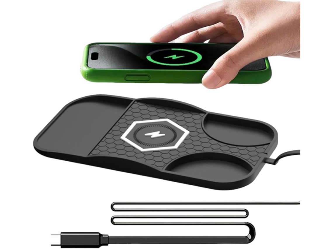 Cable Cargador Para Coche – Diseño Con Alfombrilla De Carga Para Suv, Camioneta, Apio, Caminos, Hogar Y Viajes