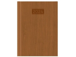 Agenda DEUSTO Boost Vivione D43 2024 Marrón 19,5 x 26,5 cm