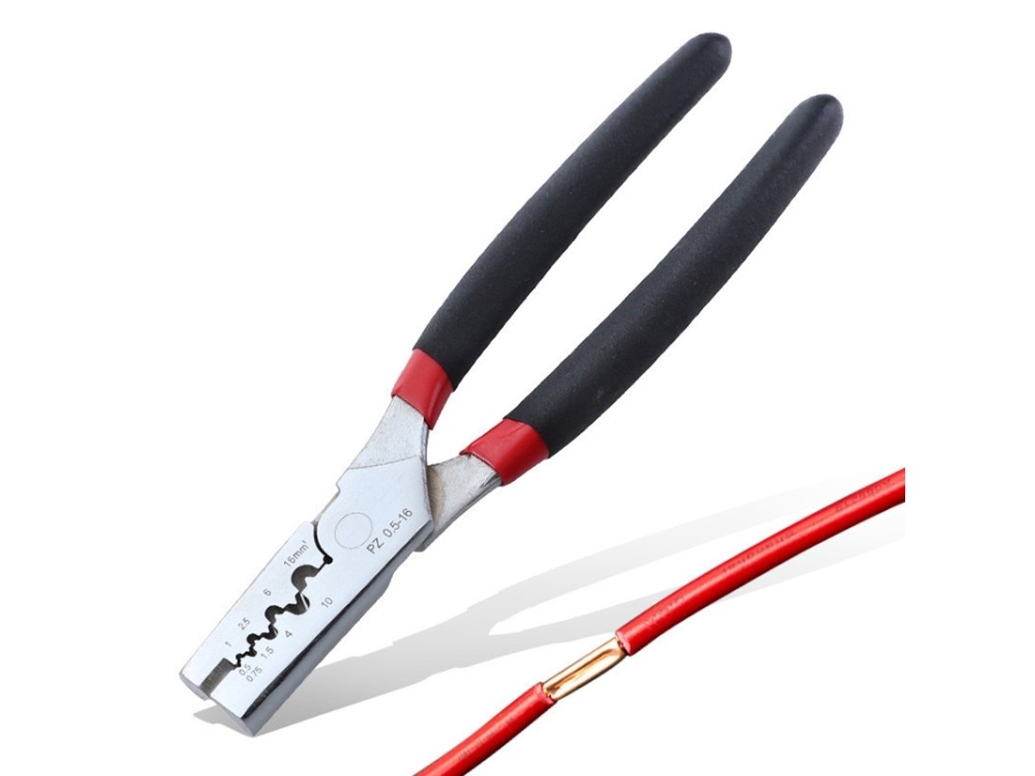Alicates Para Crimpar Terminales Tipo Tubo, Alicates Pelacables Y De Cableado Multifuncionales Que Ahorran Trabajo.