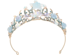 Corona De Sirena Brillante, Tiara De Conchas Marinas, Elegante Para Bodas O Fiestas.