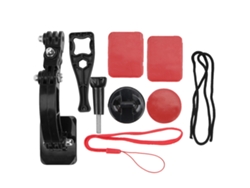 Soporte De Barbilla Para Casco De Moto Kit De Montaje Para Cámara Con Pad Adhesivo
