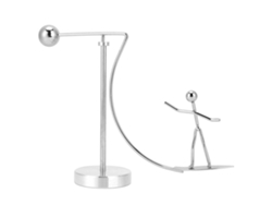 Juguetes de equilibrio, descompresión, física, ciencia, decoración de metal para escritorio, oficina, hogar
