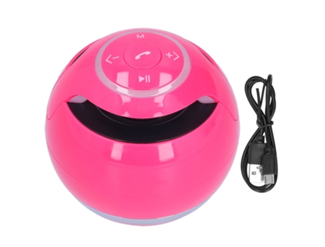 BT Speaker Player A18 Altavoces estéreo subwoofer portátiles inalámbricos con luz LED roja ZMDECQNA