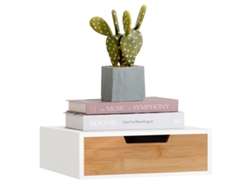 Soporte para Capsulas de Café SOBUY FRG179-WN (MDF y Bambú - 30x31x9 cm)