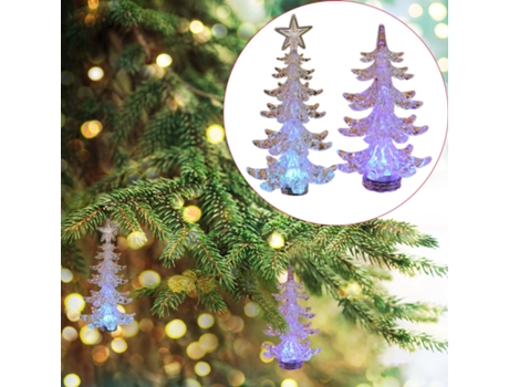 Adorno de Navidad Decoraciones Luz Led Transparente