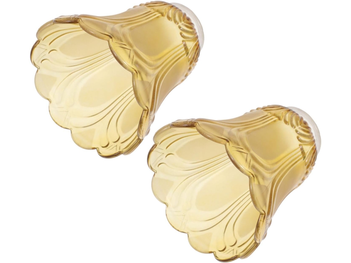 Juego De 2 Piezas De Cristal Transparente De Estilo Europeo Delicado Para Dormitorio