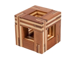 Puzzle FRIDOLIN (Madera - Marrón - 9 x 9 x 9 cm)