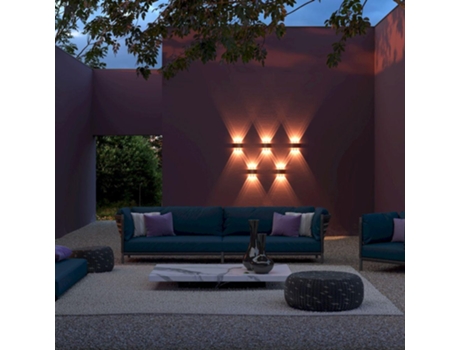 LED de luz al aire libre MAYTONI Strato Metal LED
