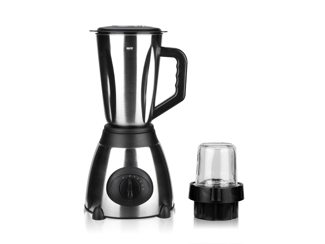 Licuadora multifuncional, licuadora automática de frutas y verduras para uso doméstico, procesador de alimentos, acero inoxidable, 1,5 L