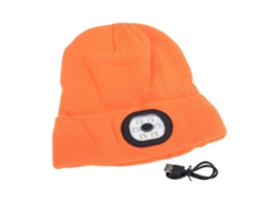 Sombrero Musical Con Luz Led, Bluetooth 5.0, Recargable, Cómodo, Multifuncional Para Correr De Noche, Ciclismo, Naranja