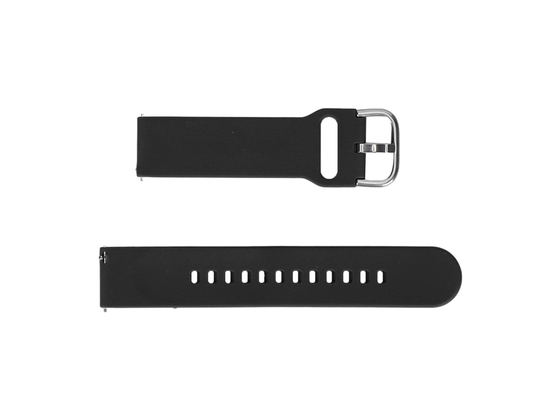 Rebe-cinto De Smartwatch De Silicone De 20mm Para Amazfit Gts 3 Gts 2 Bip S Bip Upreto