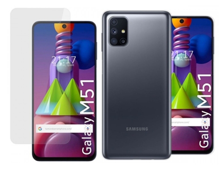 Carcasa + Protector de Pantalla Samsung Galaxy M51 TUMUNDOSMARTPHONE Pack Transparente