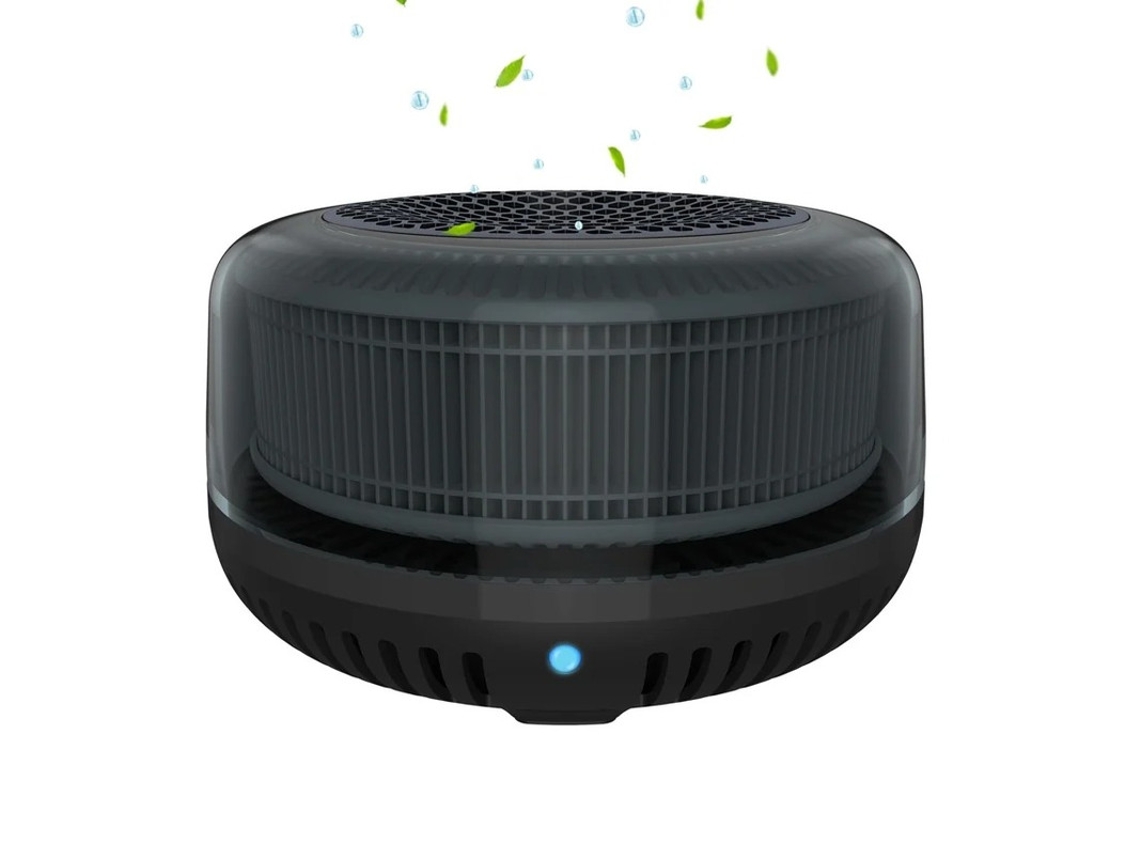 Purificador de aire para coche Bestvite negro HEPA H13 con ionizador para polvo/humo