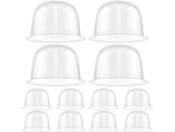 Soportes Internos Plástico Transparente Gorras Insertos Sombreros Sombrerería Doméstico 12 Piezas Uso