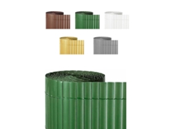 Cañizo Pvc Doble Cara 1600Gr/M² Valla Ocultación Resistente a Los Rayos Uv Protección Contra El Viento Verde 2X3M