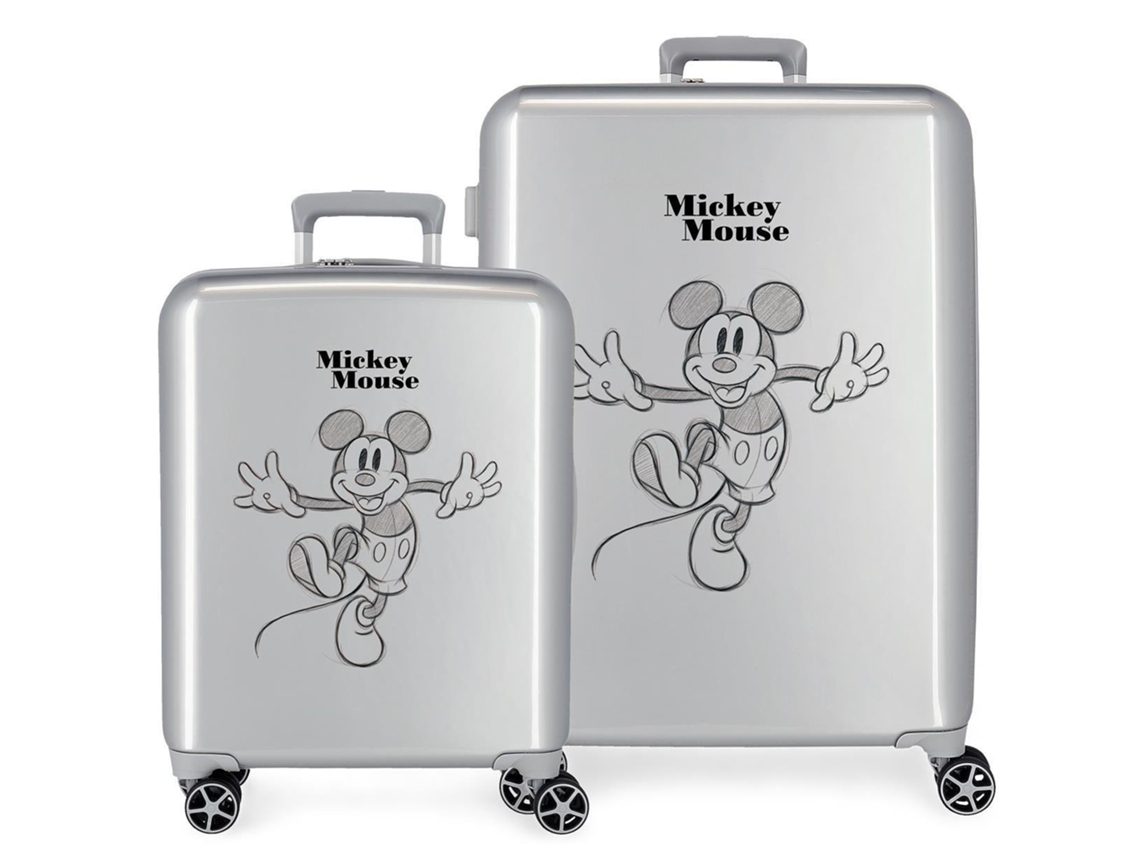 Maleta plateada Disney Joyful (70 x 50 x 29 cm - 119 l)