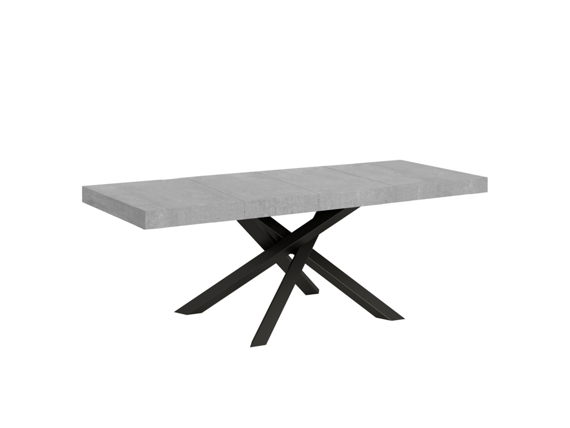 Mesa extensible Volantis Premium 180/440x90 cm con patas antracita Itamoby