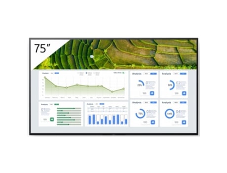 Monitor SONY FW-75BZ30L/TM (Negro - LCD - 4K Ultra HD - 75" - 8 ms)