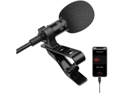 Micrófono Profesional Para Iphone Micrófono De Condensador Omnidireccional Lavalier Para Youtube Tiktok Entrevistas Para Iphone/Ipad/Ipod SIURN