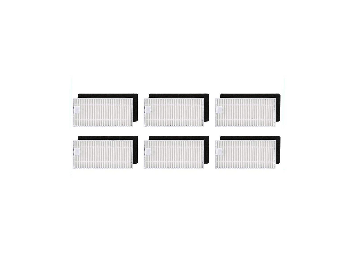 Paquete de 6 filtros HEPA para aspiradoras Ecovacs Deebot N79 y N79s.