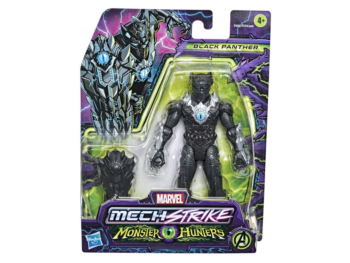 Figura 15 cm MechStrike Monster Hunters - Pantera Negra HASBRO