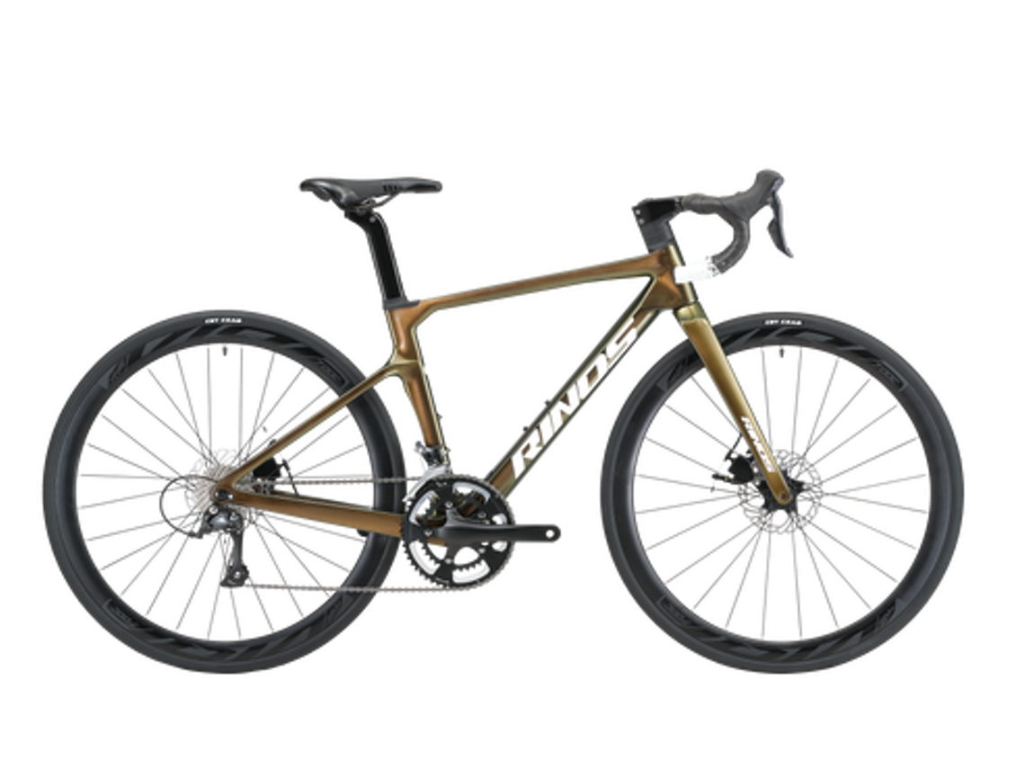 Bicicleta de Carretera de Carbono Shimano Odin 3 R7000 Dorado 50 Cm RINOS