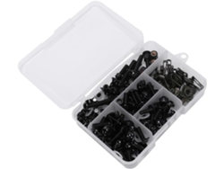 Kit De 177 Tornillos Para Carenado Con Tuercas Y Pernos, Color Negro.