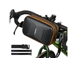 Bolsa impermeable para manillar de bicicleta, cesta frontal de almacenamiento, bolso de hombro pequeño multifuncional para hombre USHION