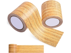 2 57 Cintas Adhesivas, Decoración Con Vetas De Madera Natural, Paquete De Tiras Cm, Parches