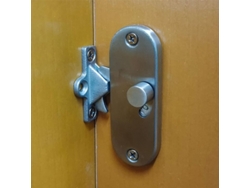 Cerradura Deslizante Para Puerta De Establo 90 Grados, Hebilla En Ángulo Recto, Sin Llave, Interior, Acero Inoxidable