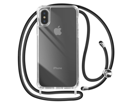Funda con Cordón para iPhone XS Max AVIZAR Acrílico Transparente