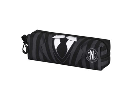 Miércoles Uniform Estuche Portatodo Cuadrado FAN 2.0, Negro KARACTERMANIA