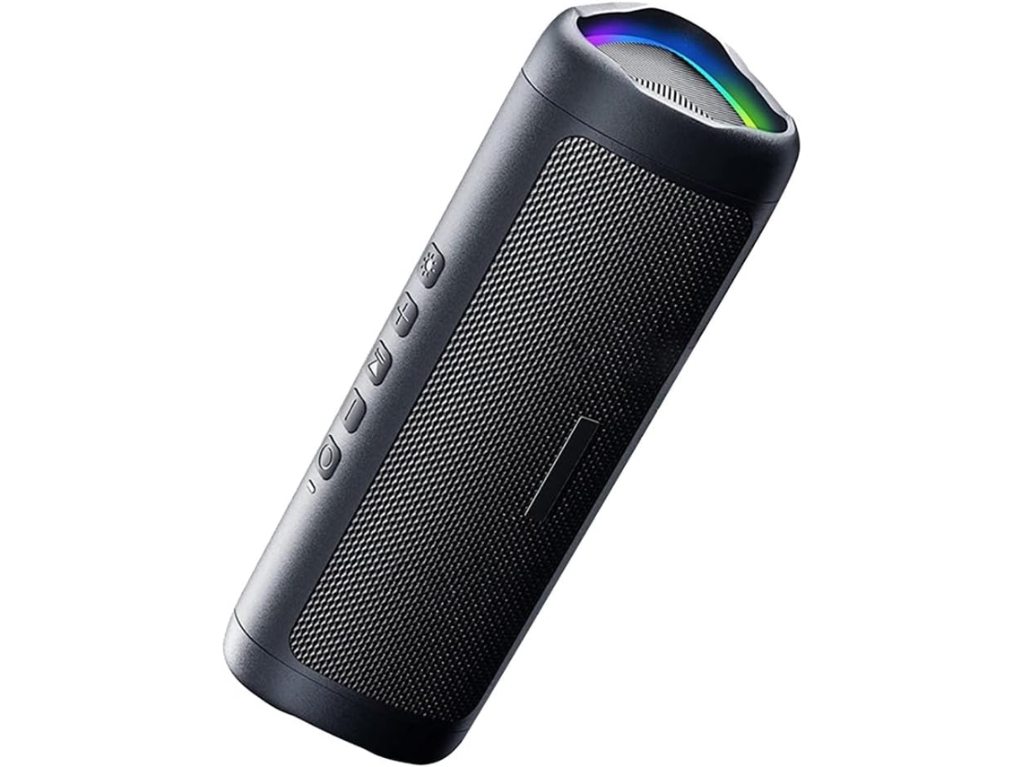 Altavoz Bluetooth 5.3, Resistente Al Agua Ipx5, Rgb, Con Cable, Para El Hogar, Fiestas, Exteriores, Playa, Regalo De Cumpleaños