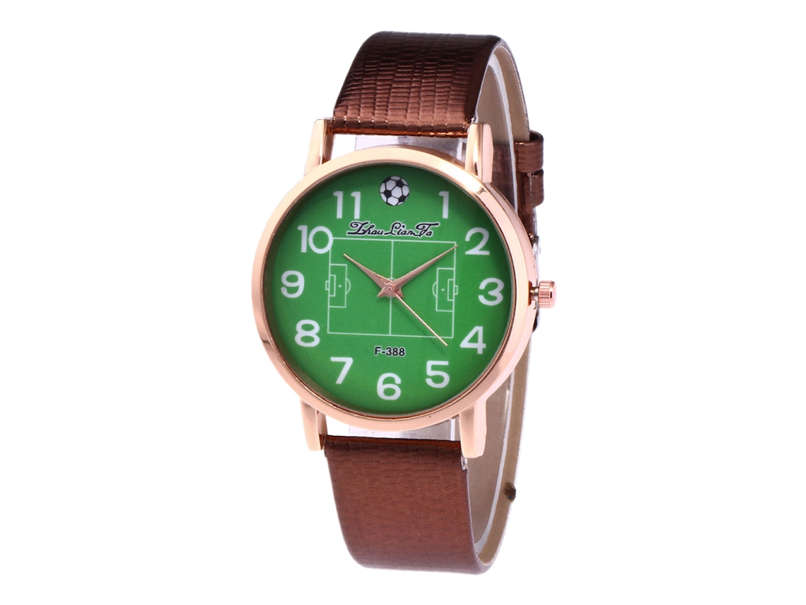 Reloj Zhoulianfa De Cuarzo Con Correa De Piel Con Estampado De Cocodrilo F-388 Marrón