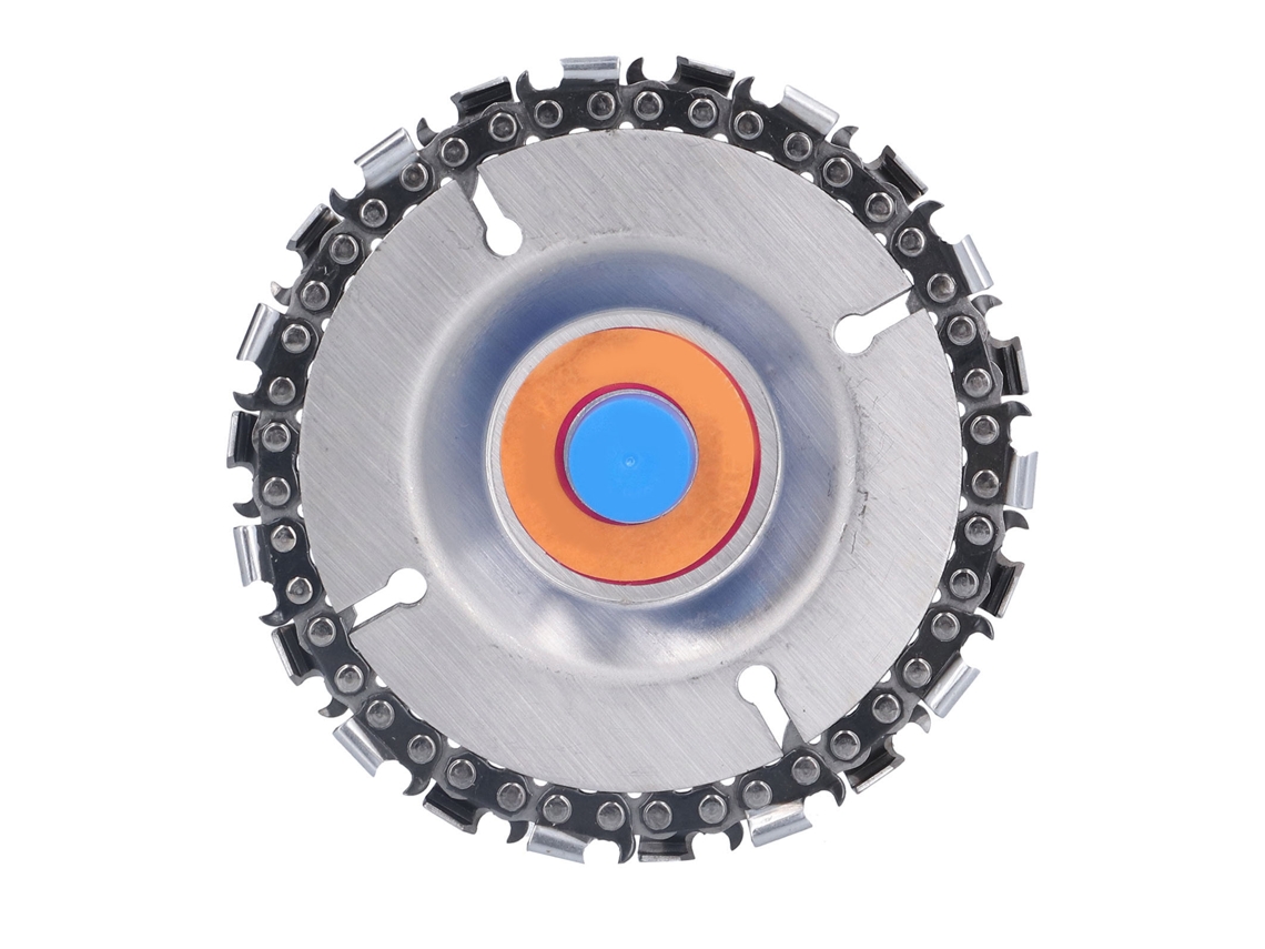 Disco De Cadena 4 Pulgadas 22 Dientes Para Amoladora Angular Accesorios De Sierra Circular Acero Inoxidable 14000rpm Naranja