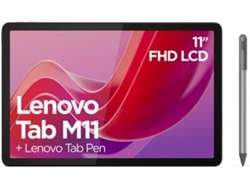 Tablet LENOVO M11 (11'' - 128 GB - RAM: 4 GB - Wi-Fi - Gris) + Pen