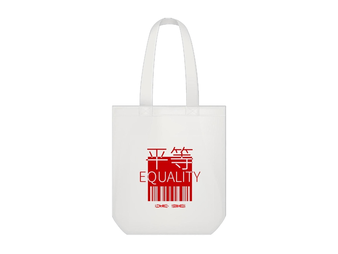 Bolsa de lona plegable y reutilizable para la compra de frutas, pan y la playa. GOKOCO