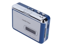 Reproductor De Casetes Portátil Bluetooth Con Salida Para Auriculares De 3,5 Mm Y Convertidor De Casetes Clásico.