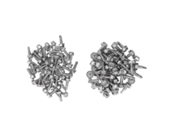 Juego De 100 Tornillos Autorroscantes, Cabeza Hexagonal, Acero Inoxidable 410, 4,2 X 13 Mm Y 4,8 X 13 Mm.
