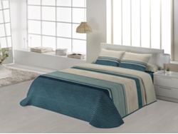 Colcha JVR Mila (Poliéster - Azul - 235 cm)